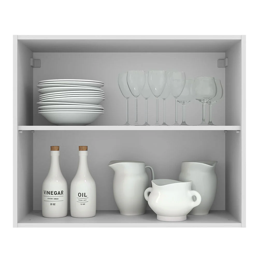 Alacena 80 cm 2 Puertas Blanco/Crema Agata Madesa - Image 3