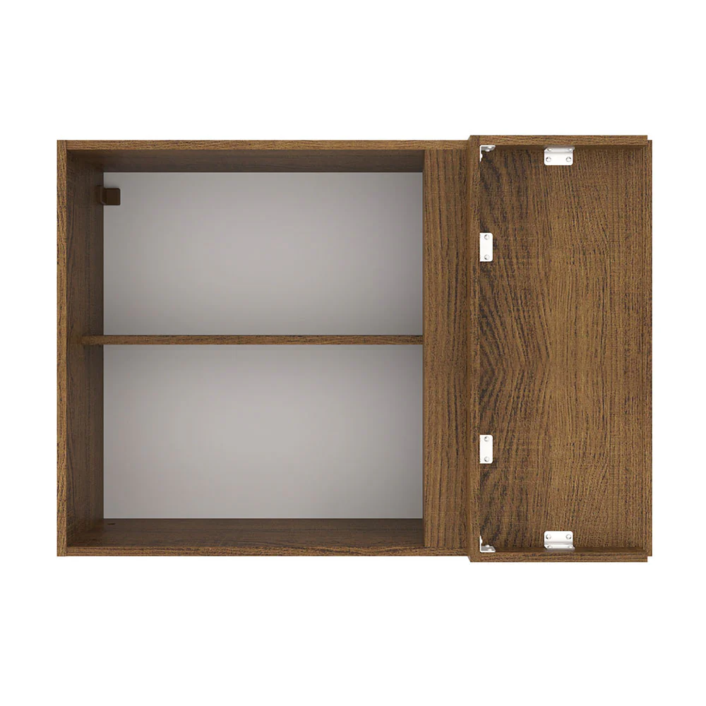 Alacena 94 cm 1 Puerta Agata Marrón/Negro - Image 8