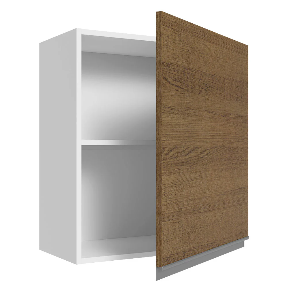 Alacena Cocina 100% MDF 60 cm 1 Puerta Blanco/Marrón Acordes Madesa - Image 4