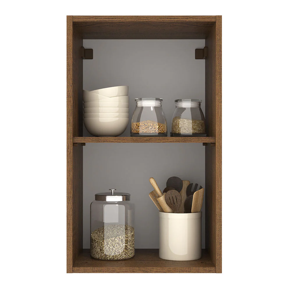 Alacena Cocina 40 cm 1 Puerta Marrón/Negro Agata Madesa - Image 4