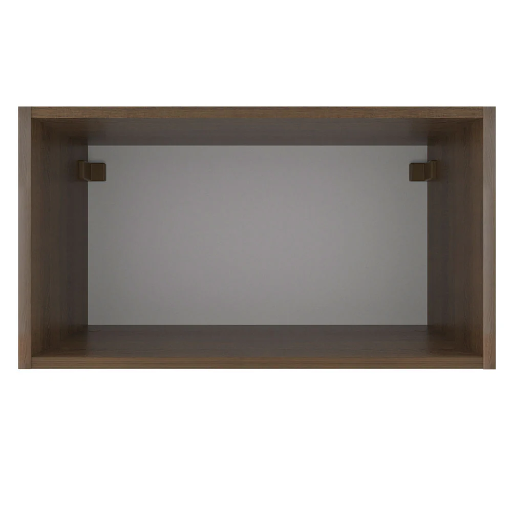 Alacena Cocina 60 cm 1 Puerta Abatible Marrón/Blanco Stella Madesa - Image 7