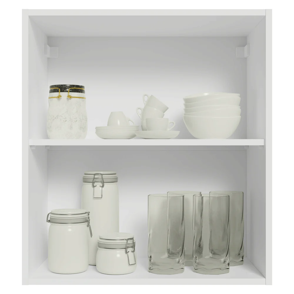 Alacena Cocina 60 cm 1 Pueta Blanco/Crema Vik Madesa - Image 4