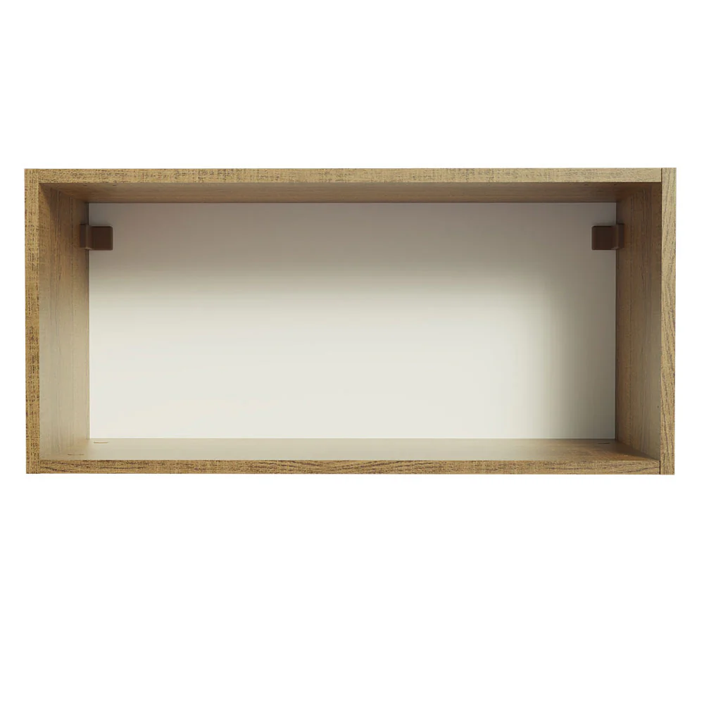 Alacena Cocina 70 cm 1 Puerta Abatible Marrón/Blanco Stella Madesa - Image 7