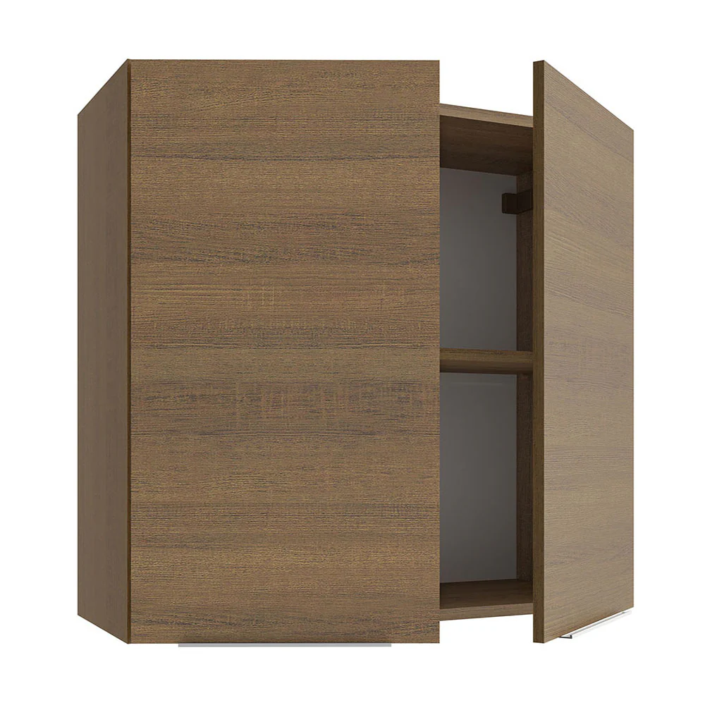 Alacena Cocina 70 cm 2 Puertas Marrón Stella Madesa - Image 5