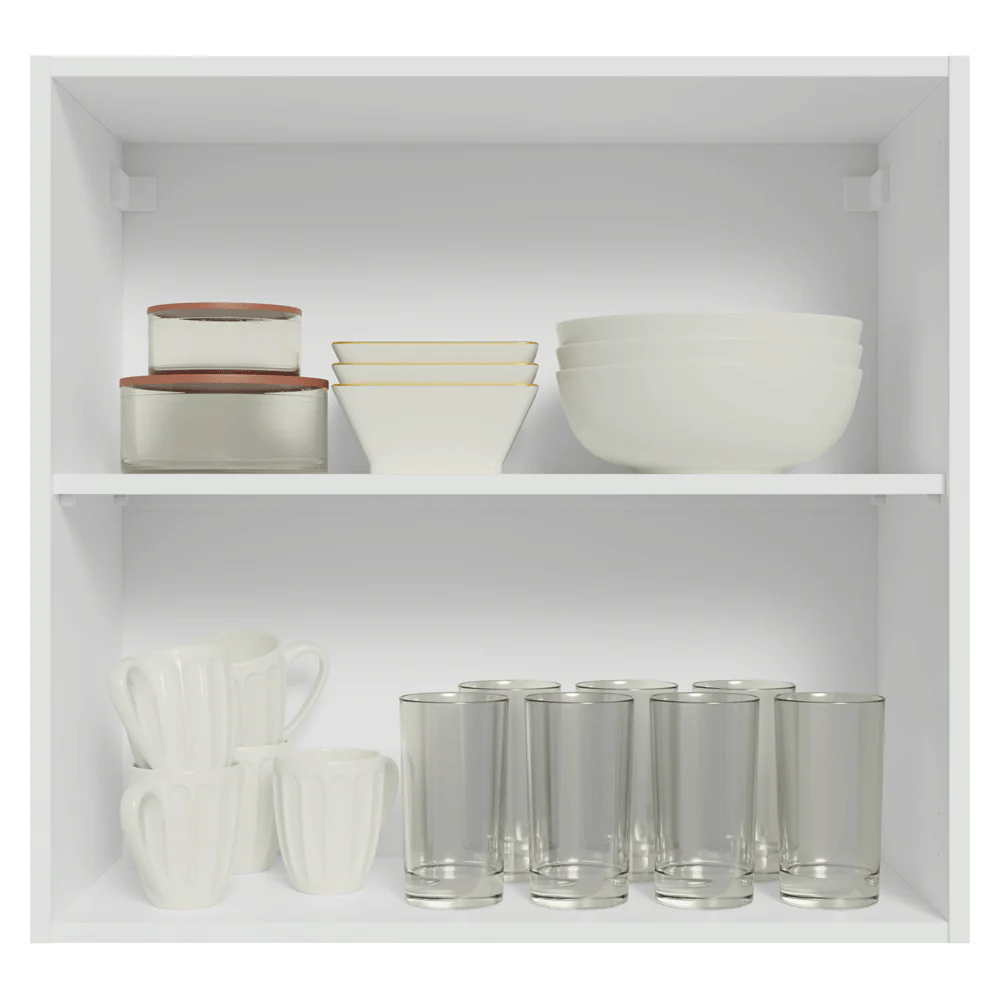 Alacena Cocina 70 cm 2 Puetas Blanco/Crema Vik Madesa - Image 4