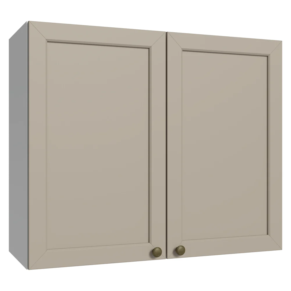 Alacena Cocina 80 cm 2 Puetas Blanco/Crema Vik Madesa