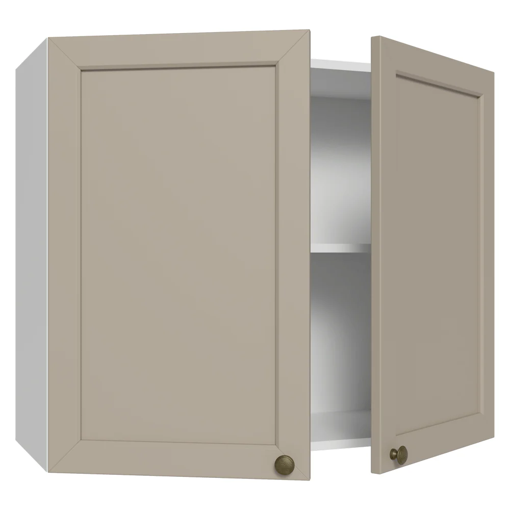 Alacena Cocina 80 cm 2 Puetas Blanco/Crema Vik Madesa - Image 8