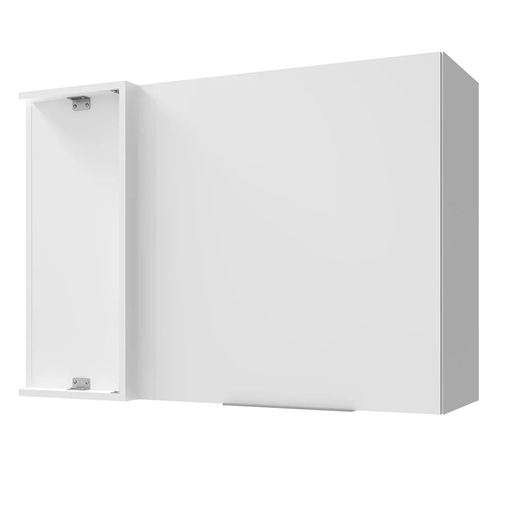 Alacena esquinera para dormitorio 1 Puerta Blanco Neo