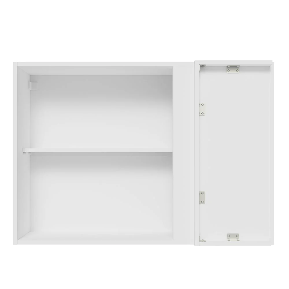 Alacena Esquinero 1 Puerta Glamy Blanco - Image 7