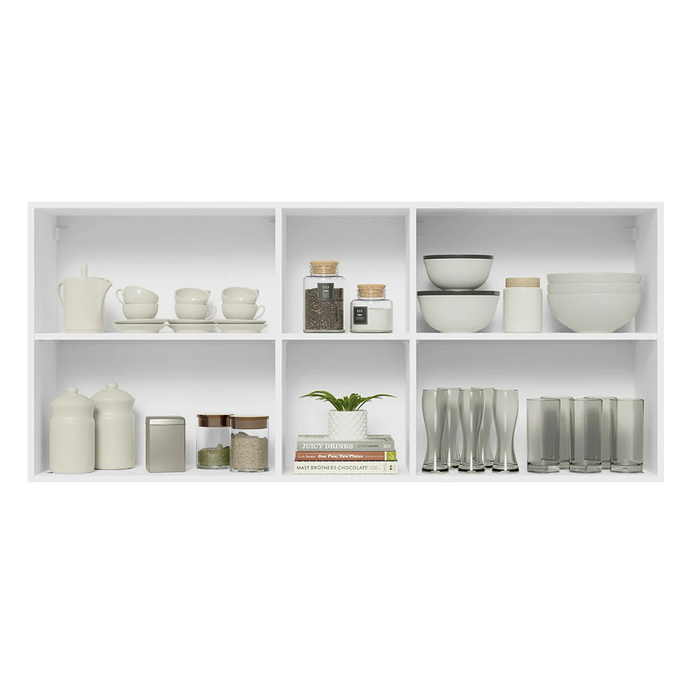 Alacena Gabinete Superior Cocina Madesa Glamy 150cm BN - Image 4
