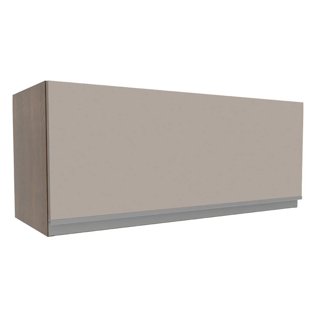 Alacena Gabinete Superior Cocina Madesa Glamy 80cm Marrón/Crema