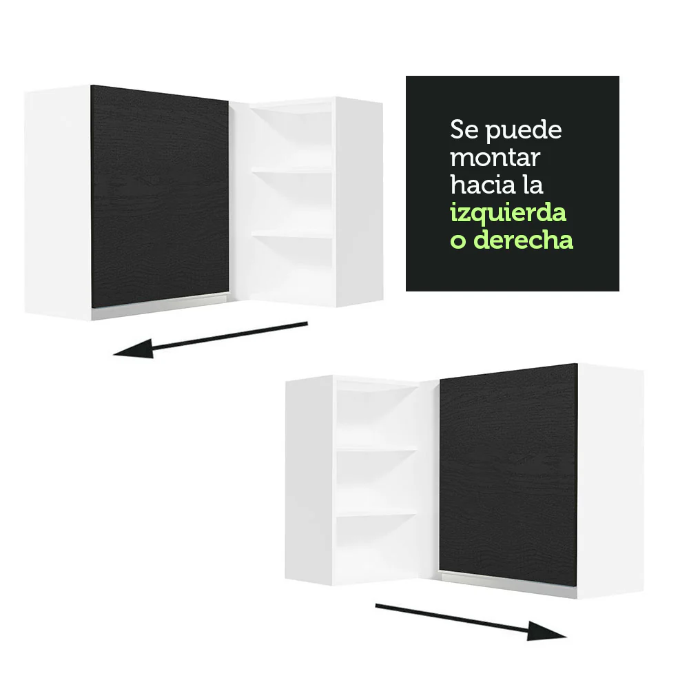 Alacena Gabinete Superior Cocina Madesa Glamy BN - Image 7
