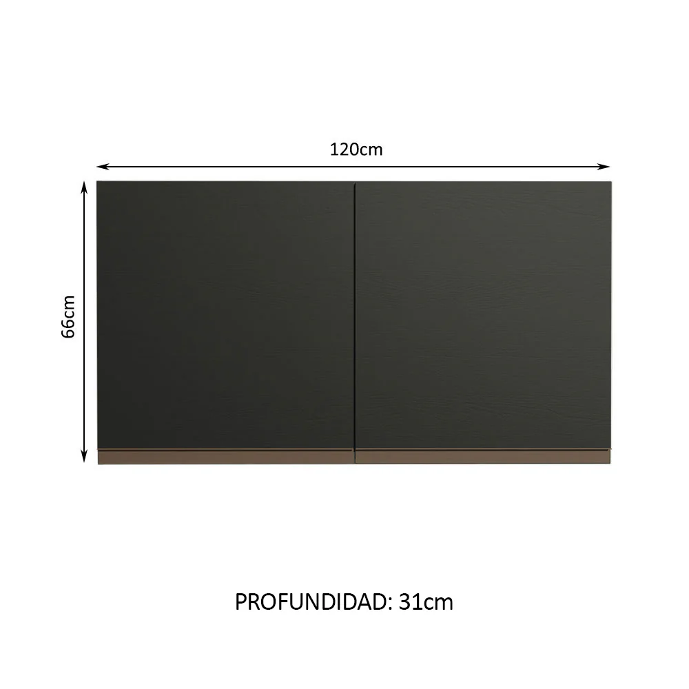 Alacena Madesa Reims 120 cm 2 Puertas - Image 2