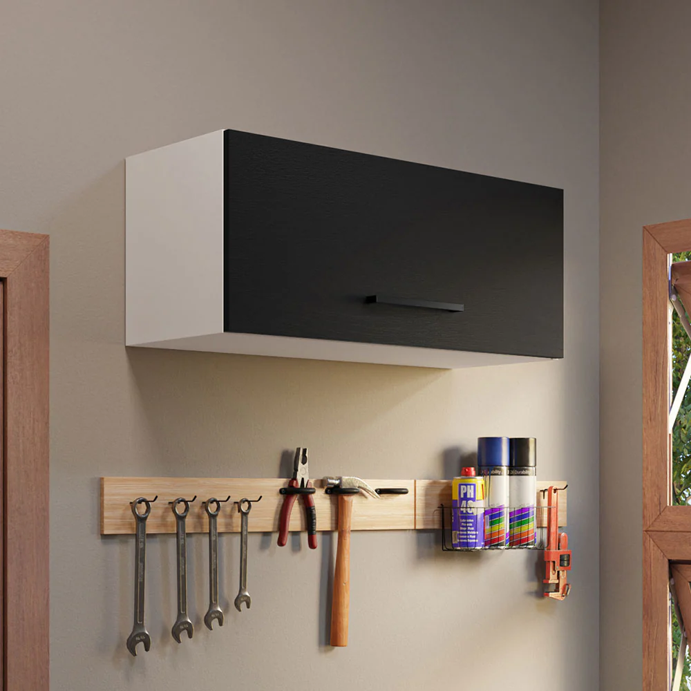 Alacena Multiuso Madesa Agata 80cm 1 Puerta BN