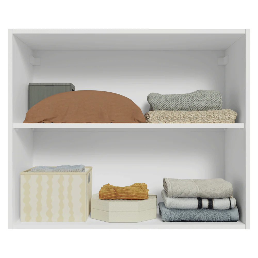 Alacena para Dormitorio 80 cm 2 Puertas Neo Blanco - Image 4