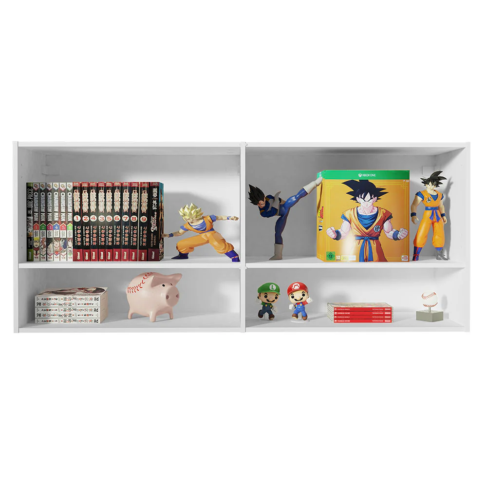 Alacena para Dormitorio con Nicho y Repisa 120 cm Blanco Madesa - Image 5