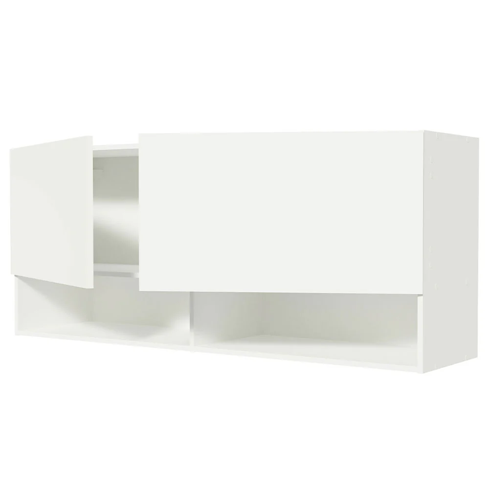 Alacena para Dormitorio con Nicho y Repisa 120 cm Blanco Madesa - Image 7