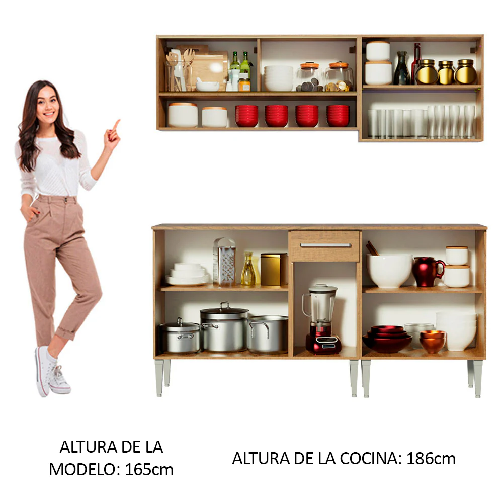Combo de Cocina 169cm Emilly Dance Madesa 07 - Image 5