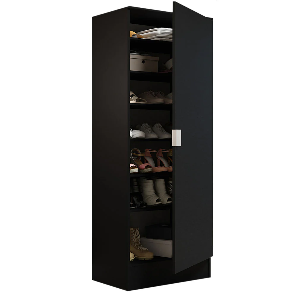 Armário Multiuso 60 cm 1 Purta Negro Madesa - Image 8