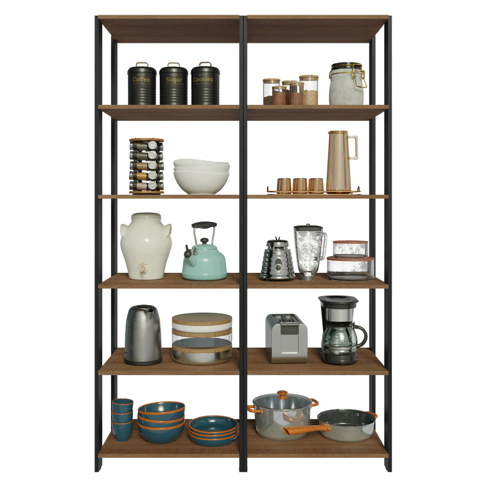 Armario Organizador Multiuso para Cocina Madesa 118cm MN - Image 7