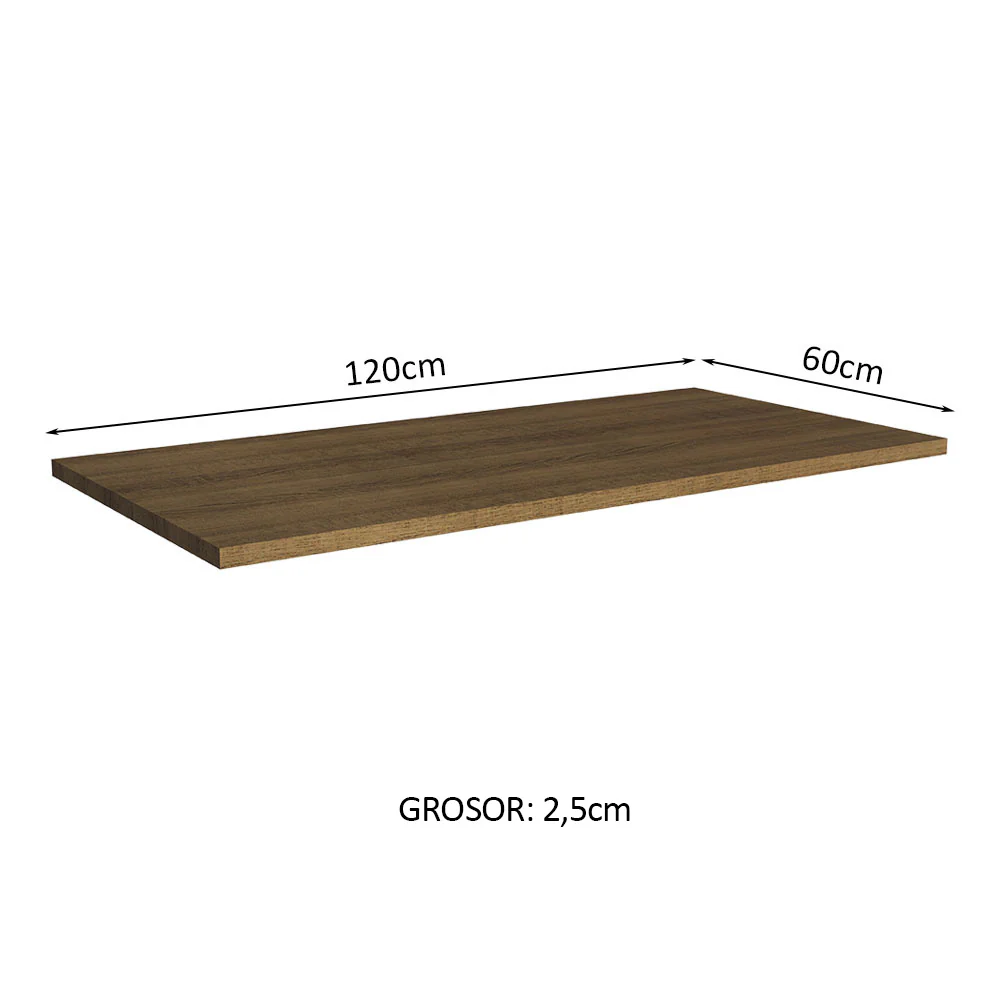 Tapa Para Bajo Mesada 120 cm Madesa Marrón - Image 2