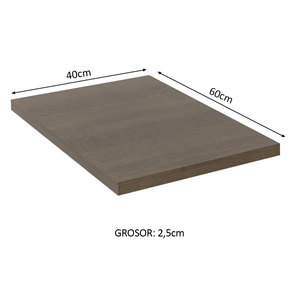Tapa Bajo Mesada 40 cm Marrón - Image 2