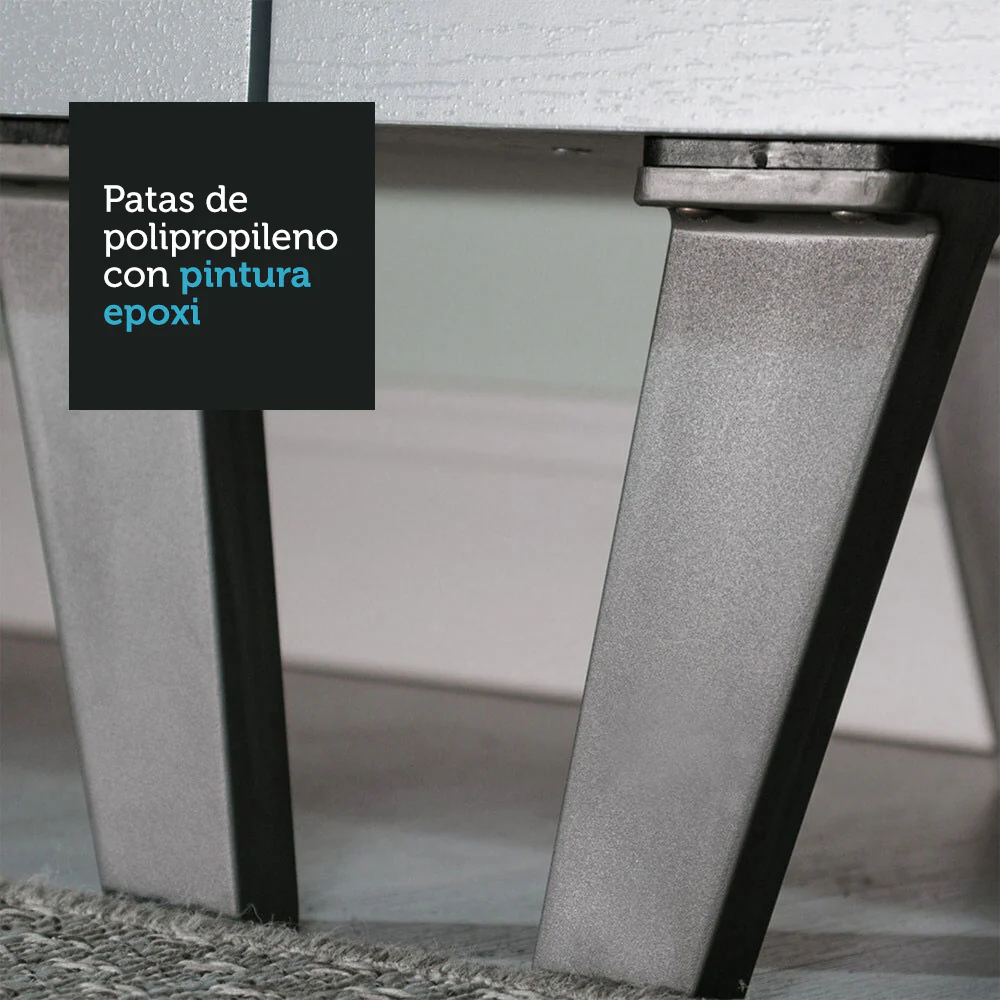 Bajo Mesada Cocina 120 cm 1 Cajón 3 Puertas Gris Nice Madesa - Image 7