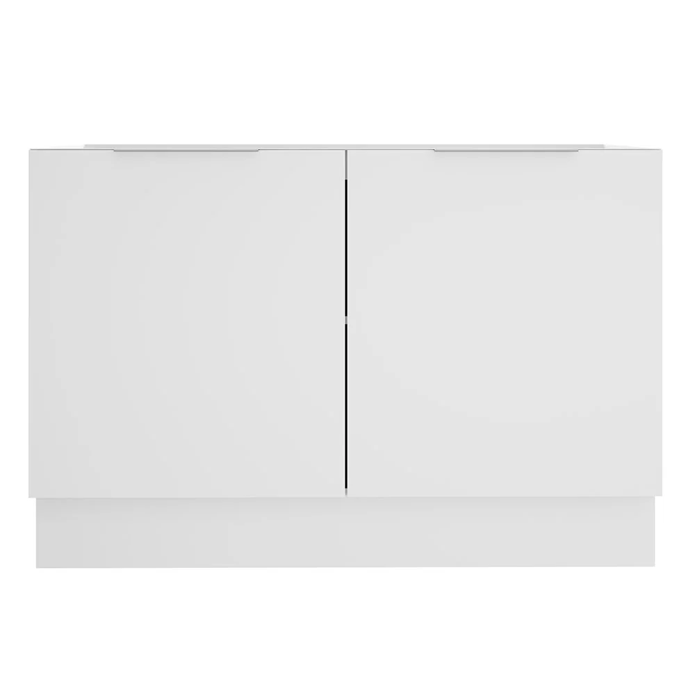 Bajo Mesada para Bacha 120 cm 2 Puertas (Sin Mesada y Bacha) Blanco Stella Madesa - Image 7