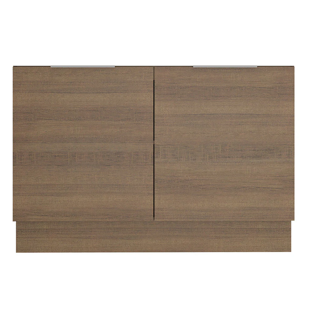 Bajo Mesada para Bacha 120 cm 2 Puertas (Sin Mesada y Bacha) Marrón Stella Madesa - Image 6