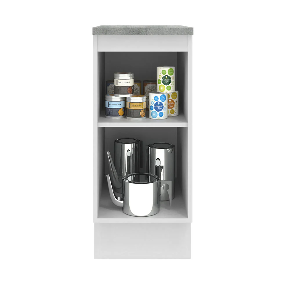 Bajo Mesada 35 cm 1 Puerta Agata Blanco - Image 6