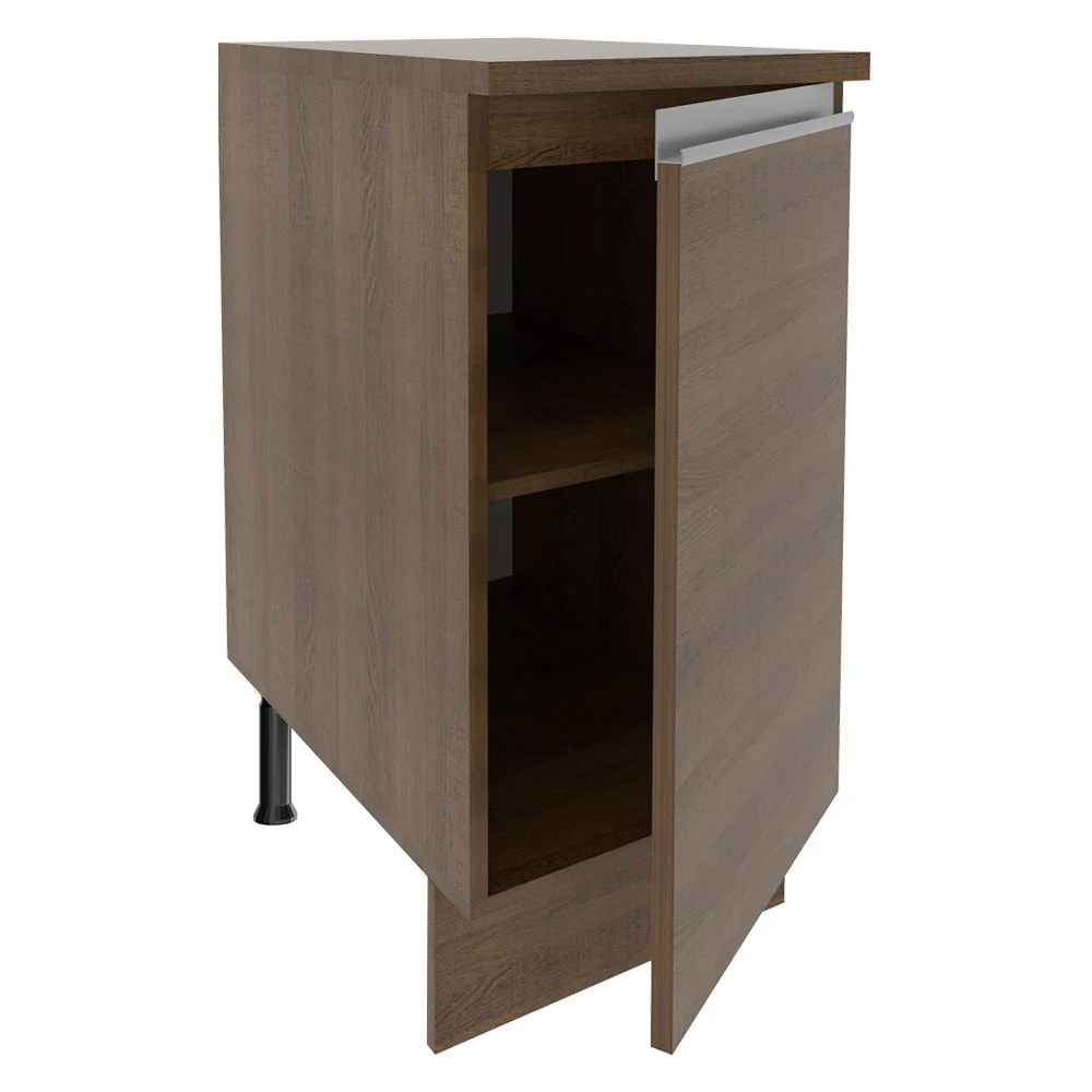 Bajo Mesada 35 cm 1 Puerta (Con Mesada) Marrón Glamy Madesa - Image 8