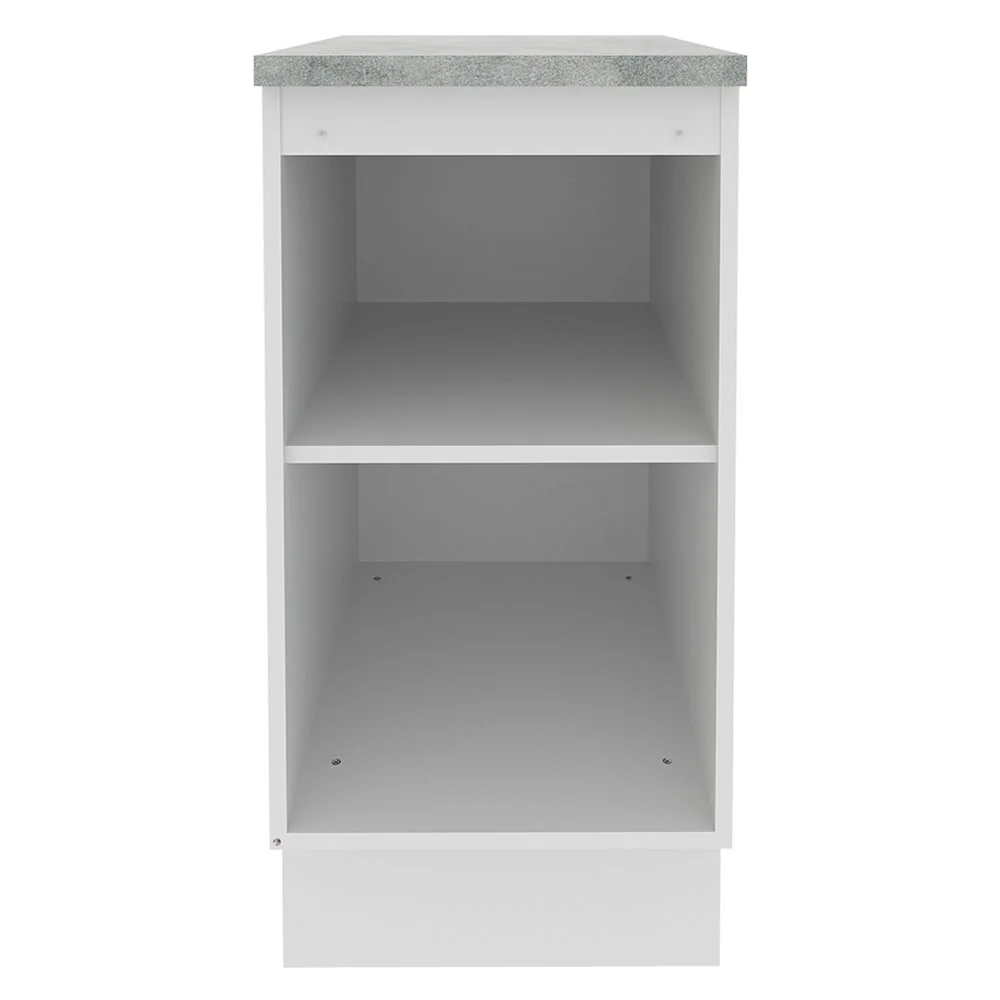 Bajo Mesada 40 cm 1 Puerta Glamy Blanco/Marrón - Image 7