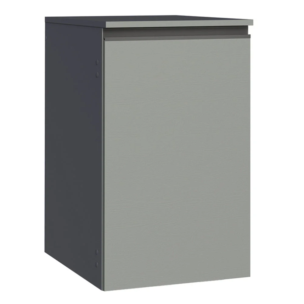 Bajo Mesada 40 cm 1 Puerta Nice Gris