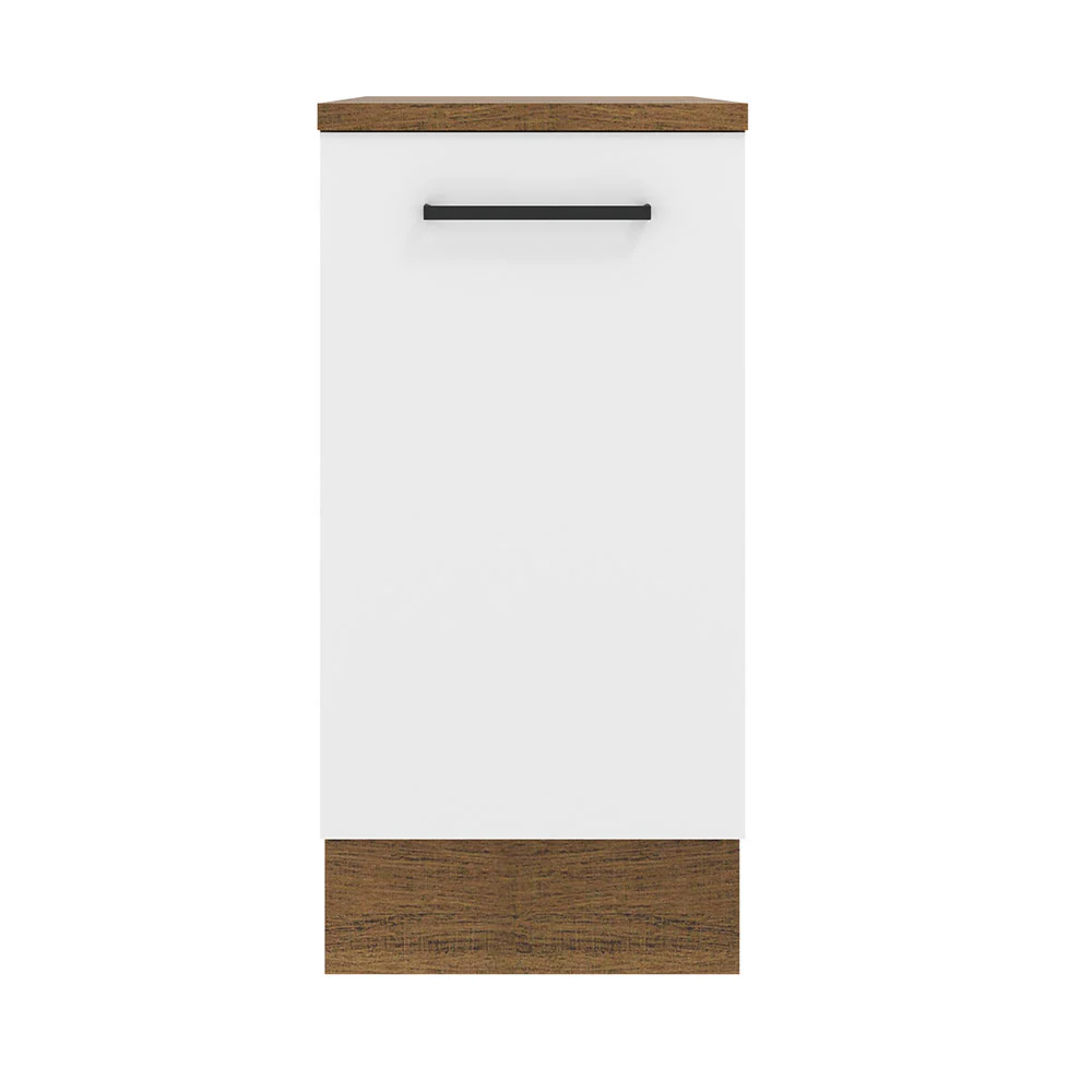 Bajo Mesada 40 cm x 60 cm, 1 Puerta Agata Marrón/Blanco - Image 7