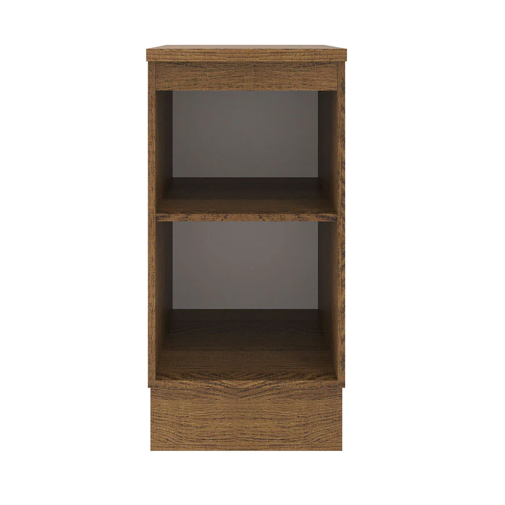 Bajo Mesada 40 cm Sin cajones 1 Puerta Agata Marrón/Gris - Image 7