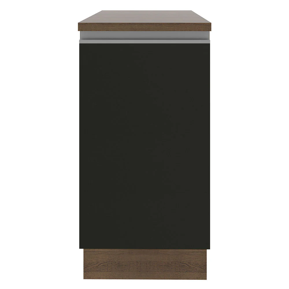 Bajo Mesada 40 cm x 60 cm, Sin cajones 1 Puerta Glamy Marrón/Negro - Image 7