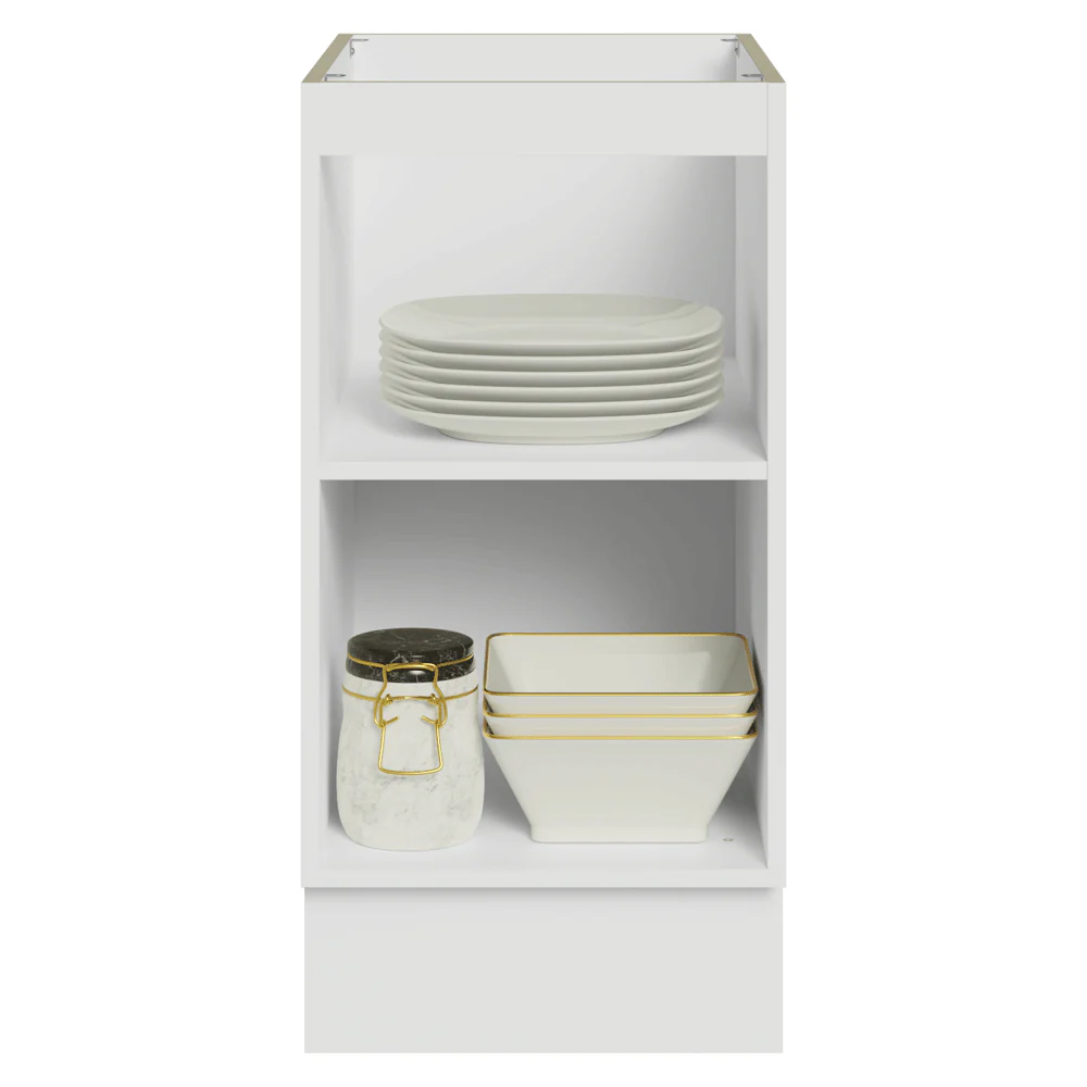 Bajo Mesada 40 x 60 cm 1 Puerta (Sin Mesada) Blanco/Crema Vik Madesa - Image 5