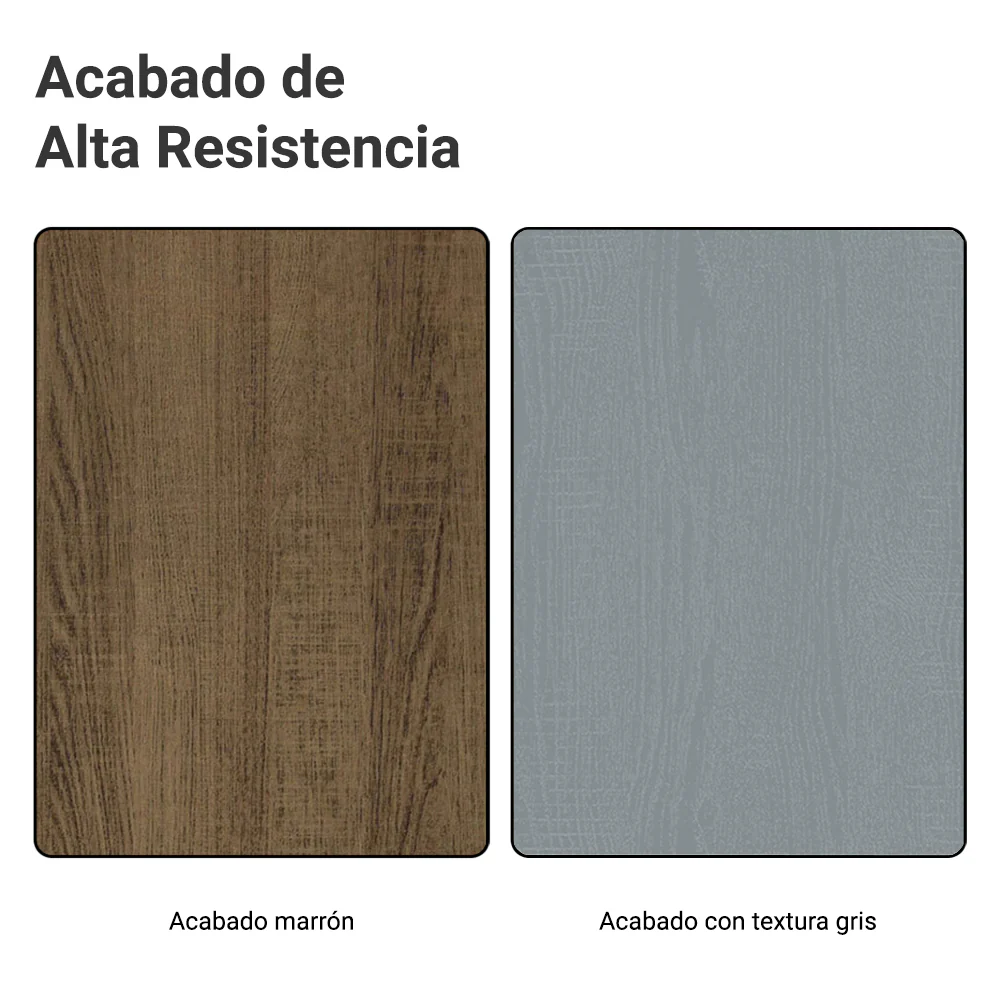 Bajo Mesada 50 x 60cm 1 Puerta (con mesada) Ágata Marrón/Gris - Image 9