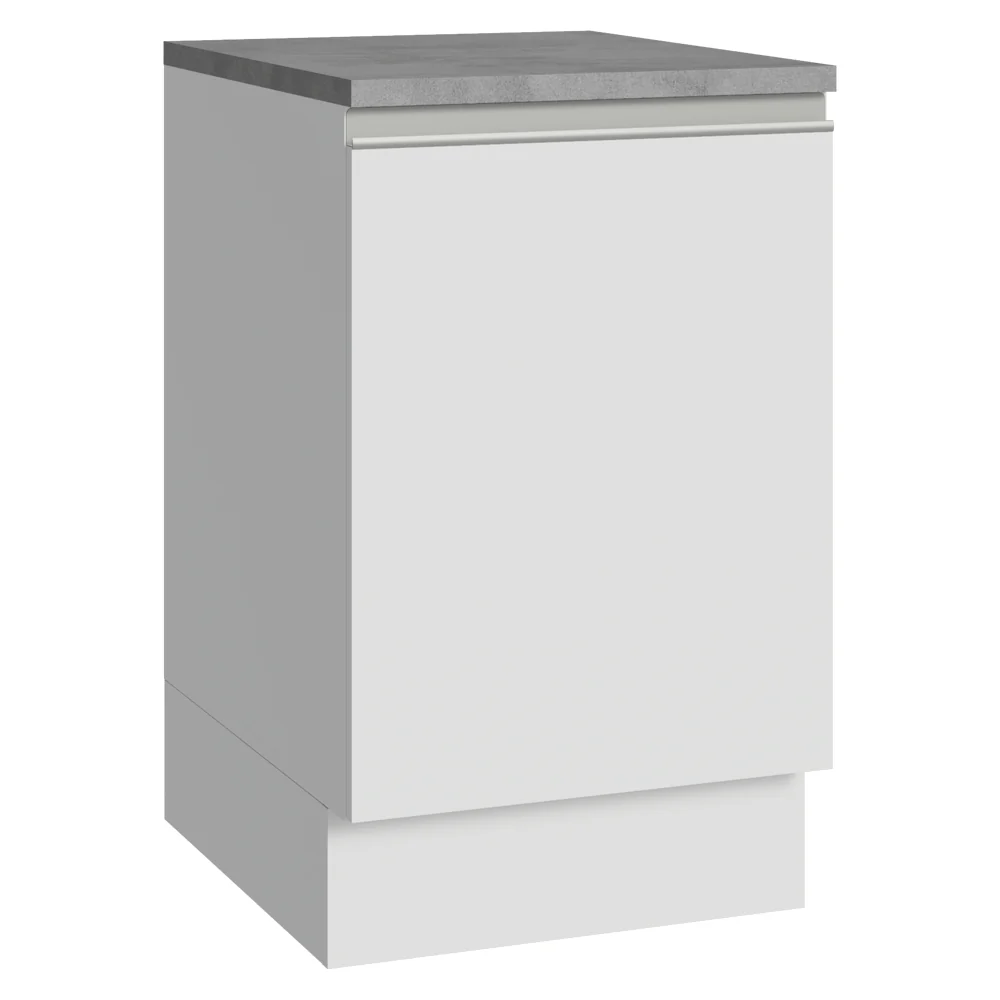 Bajo Mesada 50cm 1 puerta Blanco Glamy Madesa