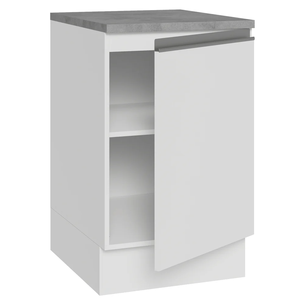 Bajo Mesada 50cm 1 puerta Blanco Glamy Madesa - Image 6