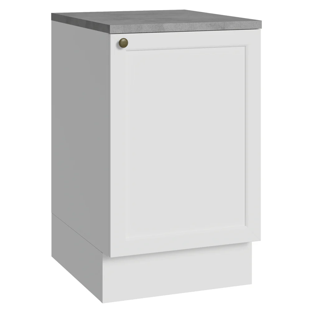 Bajo Mesada 50cm 1 puerta Blanco Vik Madesa