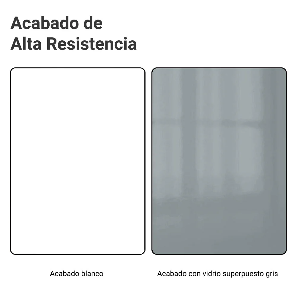 Bajo Mesada 50cm X 60 cm, 1 Puerta (Con Mesada) Blanco/Gris Lux Madesa - Image 10