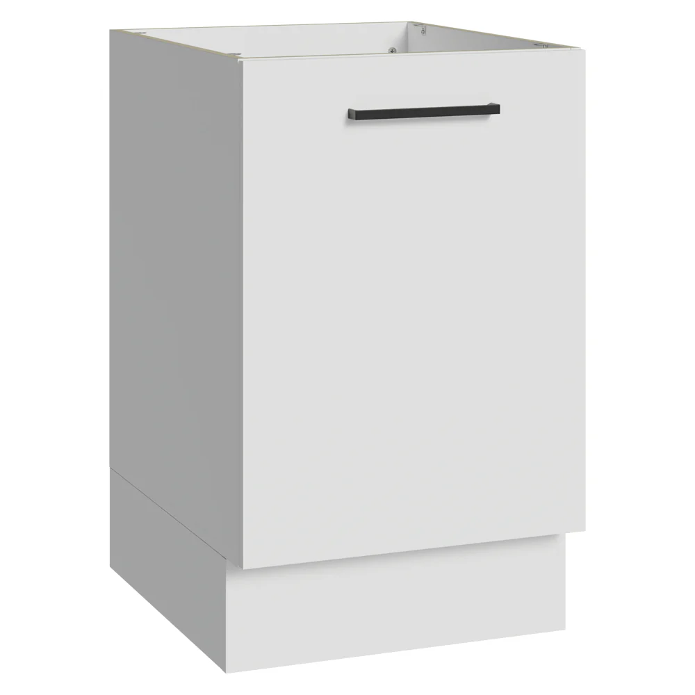 Bajo Mesada 50cm 1 Puerta (Sin Mesada) Blanco Agata Madesa