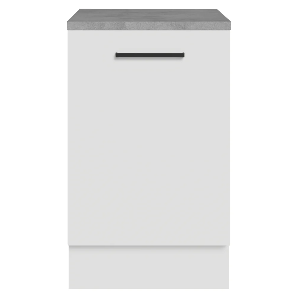 Bajo Mesada 50x60cm 1 Puerta (con mesada) Ágata Blanco - Image 9