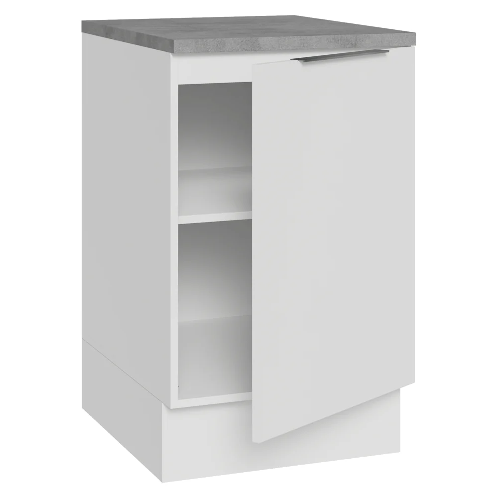 Bajo Mesada 50 x 60cm 1 Puerta (con mesada) Blanco Stella - Image 5