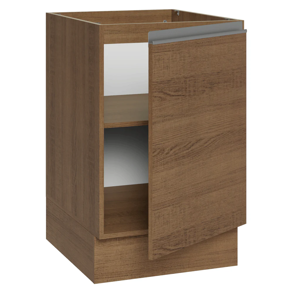 Bajo Mesada 50x60cm 1 Puerta (Sin Mesada) Marrón Glamy - Image 5