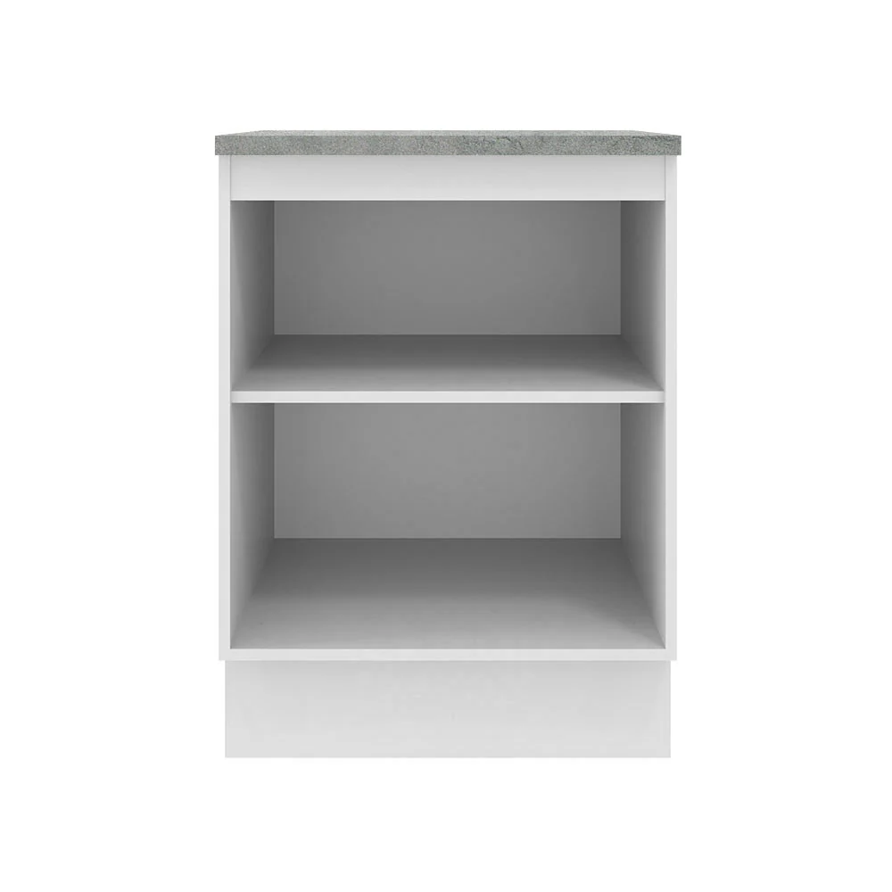 Bajo Mesada 60 cm 1 Puerta Agata Blanco/Crema - Image 8