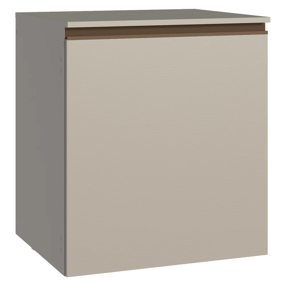 Bajo Mesada 60 cm Sin cajones 1 Puerta Nice Crema