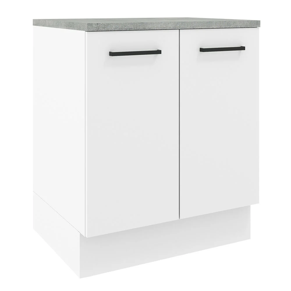 Bajo Mesada 70 cm 2 Puertas Agata Blanco