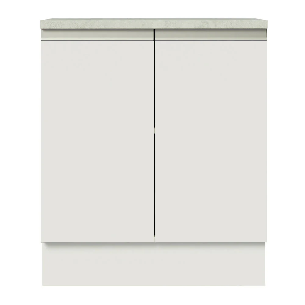 Bajo Mesada 70 cm 2 Puertas Glamy Blanco - Image 3